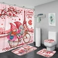 thumbnail image 3 of Bathroom Set Valentines Day Machine Washable with Rug Accessories, 3 of 6