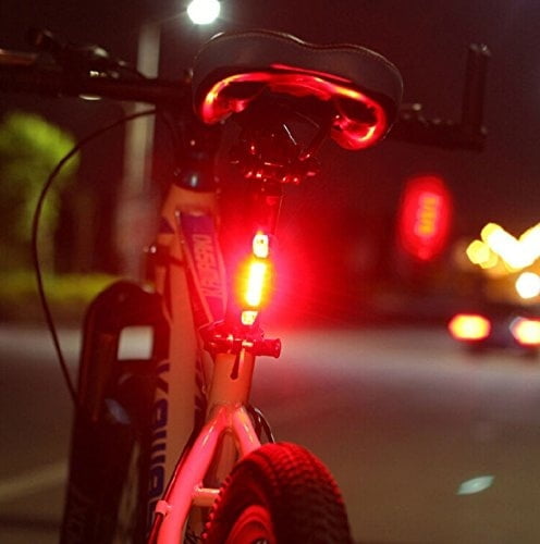 4 Modes USB Rechargeable Bike Tail Light Bicycle MTB Cycling Warning Rear Lamp