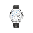 thumbnail image 2 of 2 Pzas Relojes De Cuarzo Casuales Impermeables Para Hombre LAB.G negro fondo plata, 2 of 3