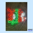 thumbnail image 4 of Handmadetneonsign Silly Santa Christmas Is For Jesus Neon Sign, Santa Christ Wall Art, Home Decor 74216, 4 of 4