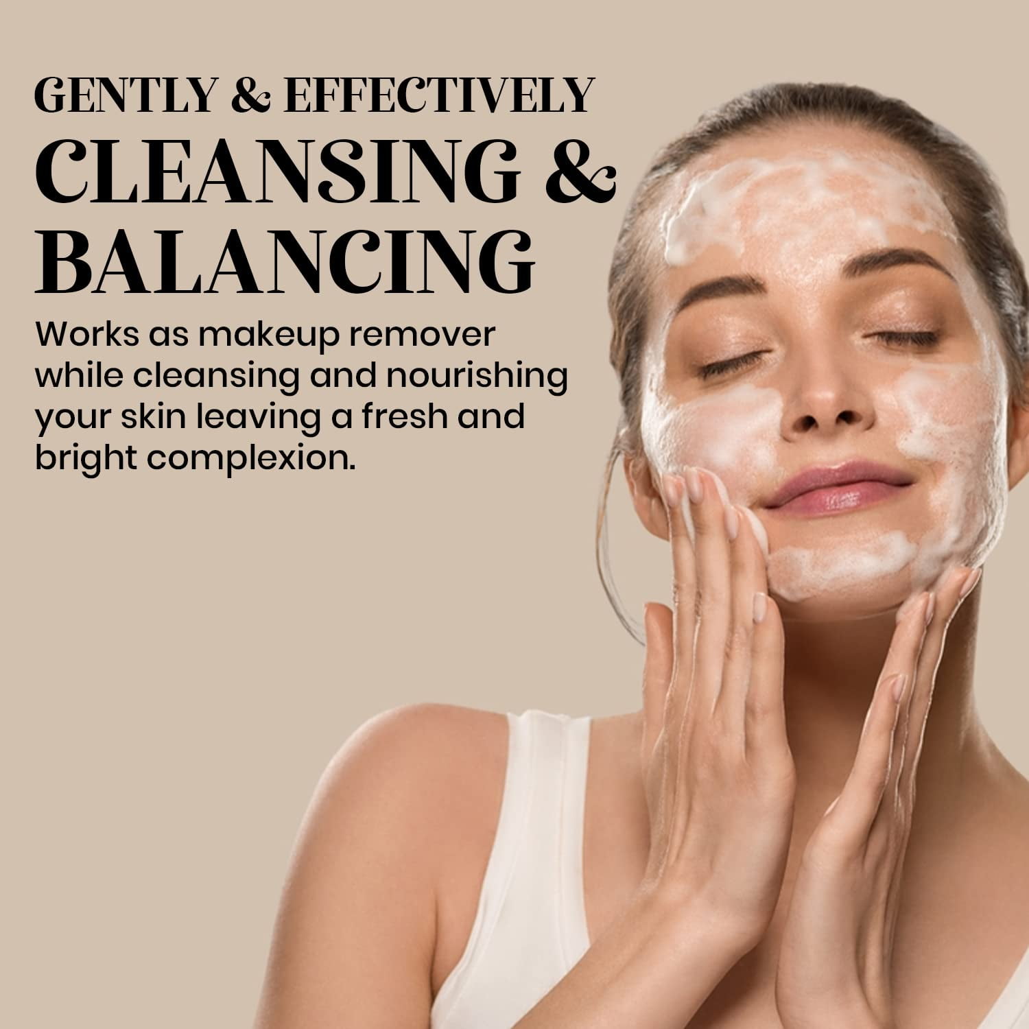 VACY GoldenGlow Cleansing and Balancing Vitamin Face Wash, 6.7 fl oz