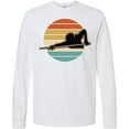 thumbnail image 3 of Inktastic Billiards Pool Player Retro Sunset Long Sleeve T-Shirt, 3 of 5