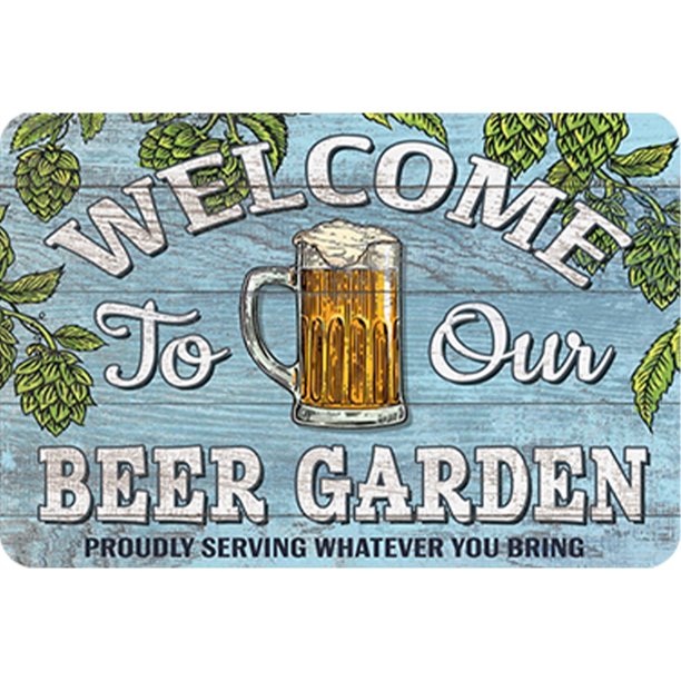 Placa de Metal Vintage de hierro, pintura Rectangular de cerveza, decoración de pared para el hogar y Bar, 30x20cm