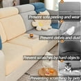 thumbnail image 3 of Magic Sofa Covers, Universal Soothing Home Sofa Covers, Washable Stretch Sofa Couch Cushion Covers (Orange, Back Cover M), 3 of 7