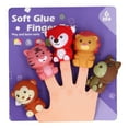 thumbnail image 2 of Puppets Animal Finger Puppets Multipurpose Interactive Soft Cute Cartoon Animals Finger Toys For Baby, 2 of 8