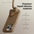 thumbnail image 3 of Funda Elago Liquid Silicone para iPhone 15 Pro Marrón, 3 of 6