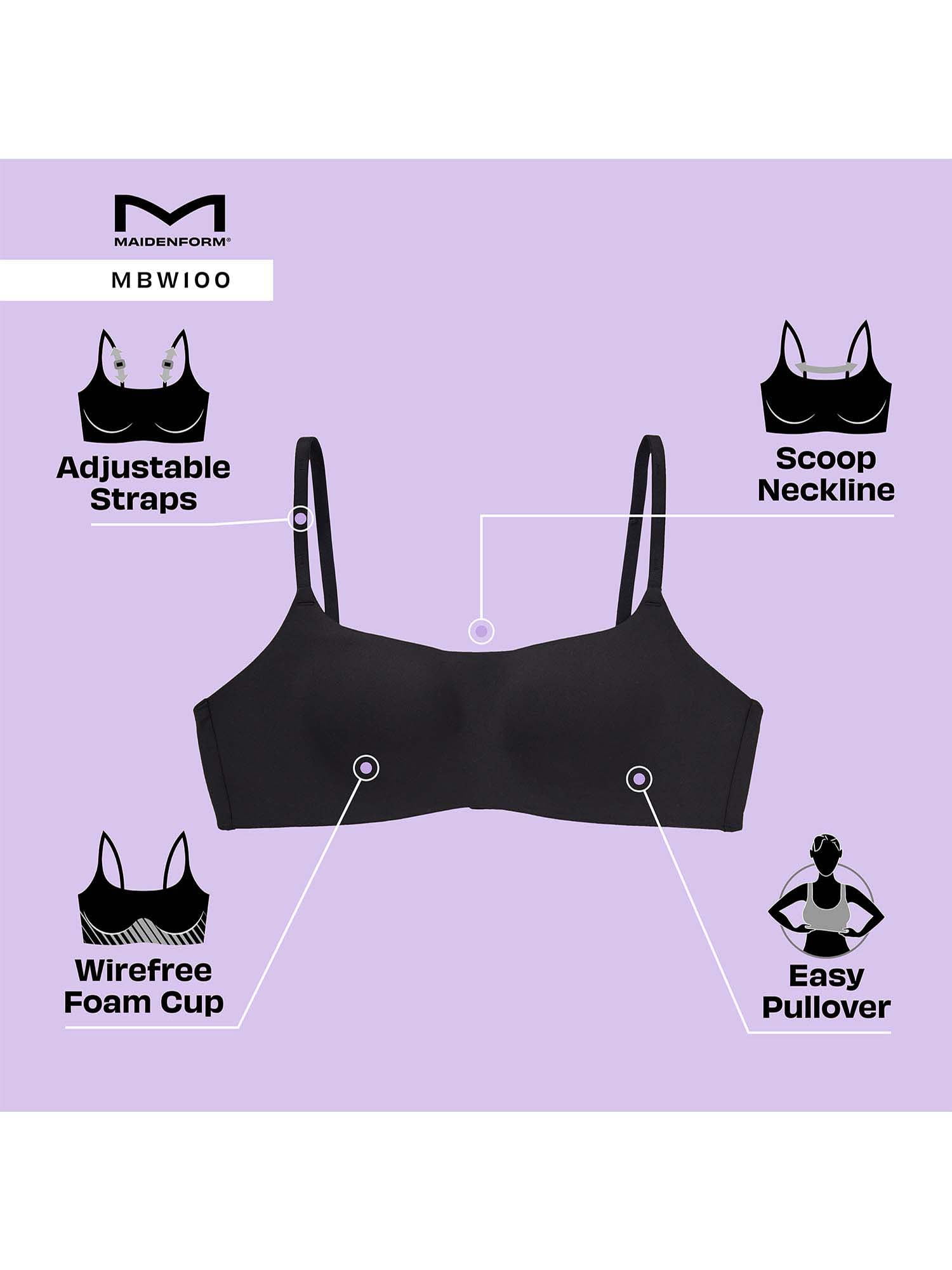 Maidenform M Women's Wireless Scoop Bralette
