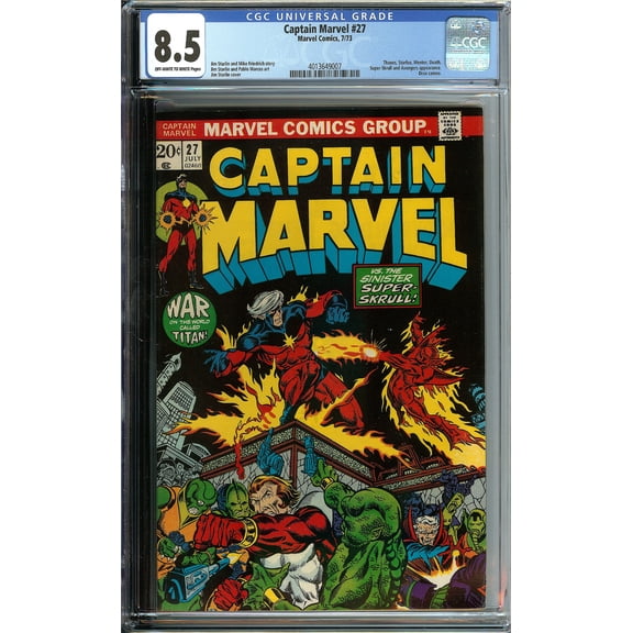 Captain Marvel #27 - CGC 8.5 Comic Book