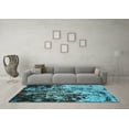 thumbnail image 3 of Ahgly Company Indoor Rectangle Oriental Light Blue Industrial Area Rugs, 3' x 5', 3 of 4