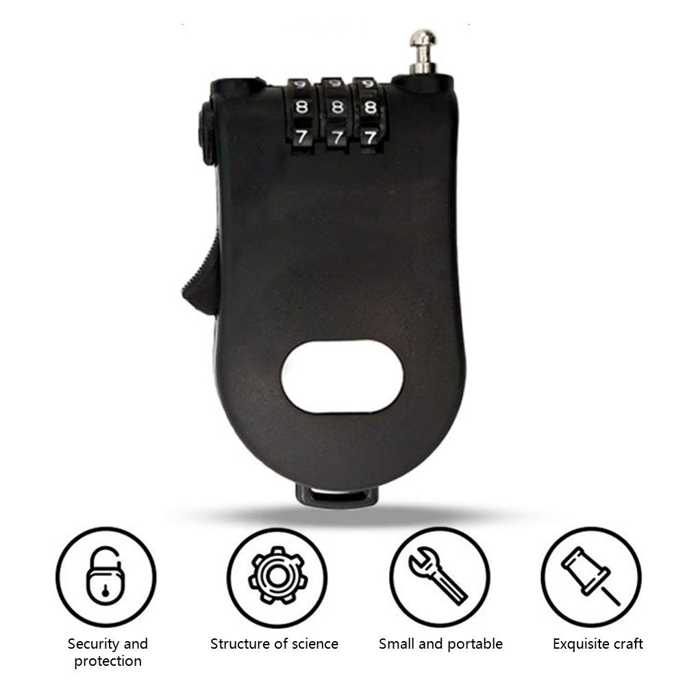 Bicycle Chain Lock Mini Retractable 