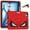 Red+Black, variant on Allytechgroup iPad Air 11 Inch 2026 2025 2024 Case, Cute Stylish Design Kids Friendly Rugged Kickstand Lightweight Silicone PC Case with Pencil Holder for Apple iPad Air 11 Inch M4 M3 M2