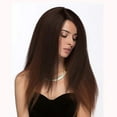thumbnail image 5 of Coarse Straight Kinky Straight Clip-in Virgin Human Hair Extensions, 5 of 7