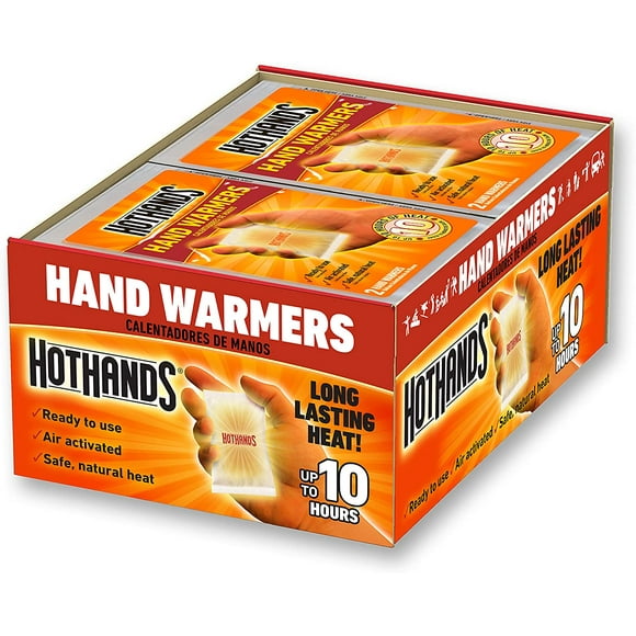 Hot Hands Hand Warmers, 54 Pairs - Long Lasting Heat, Up To 10 Hours Of Heat