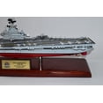 thumbnail image 4 of USS Shangri-La CVA-38 Aircraft Carrier Model,Navy,Scale Model,Mahogany,24 inch,Essex Class, 4 of 8