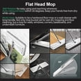 thumbnail image 4 of Juego de fregonas y cubos JOYMOOP White Flat Squeeze para suelo, 4 of 7