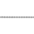 thumbnail image 3 of 14k White Gold 30 Inch 3mm Quadruple Rope Chain Necklace Pendant Charm, 3 of 9