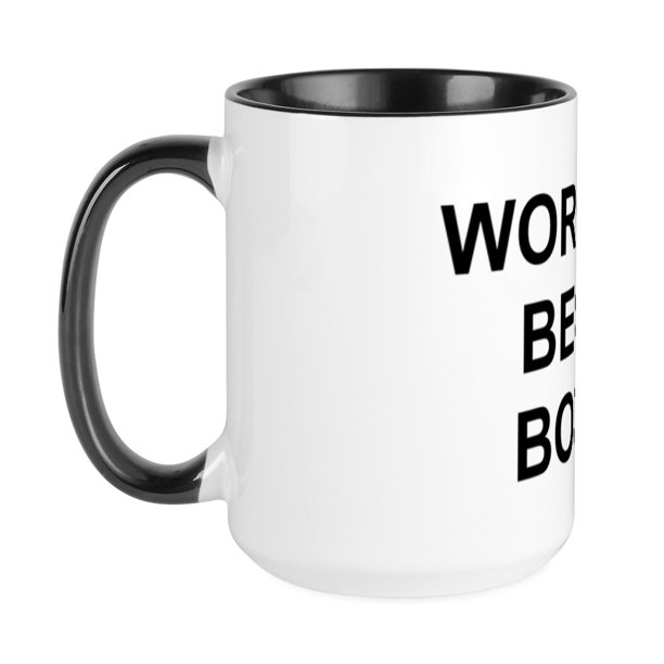 CafePress - Original World's Best Boss Large Coffe Mug - 15 oz Ceramic  Large Mug