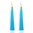 thumbnail image 1 of Sonducket Borla Pendientes Candelabro Bohemio Cuerda larga Joyería exagerada Oreja Cuelga Flecos Día de San Valentín Niñas Par de aretes Ropa, zapatos y accesorios Miscelánea Cielo azul Sonducket AP010294-11, 1 of 6