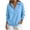 #293-Navy, variant on Warop Women's Lapel Button and Snap Sweatshirt Long Sleeve Loose Casual Pullover for Spring Winter and Daily