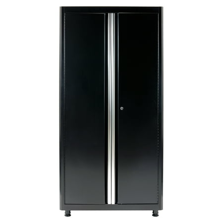 72 in. H x 36 in. W x 18 in. D Welded Steel Floor Cabinet in Black