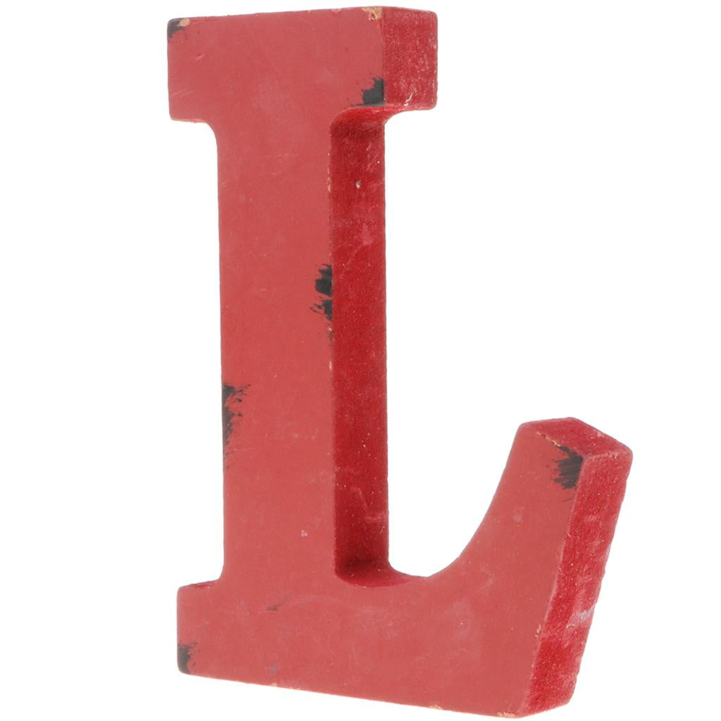18cm Large Wooden Letter Words Wood Letters Alphabet Name 26Letters & Sign 
