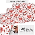 thumbnail image 2 of Dish Drying Mat, Valentine Doodle Hearts 19.5x12inch Absorbent Coffee Mat,Non-slip Rubber Backed,Easy Clean,Hide Stain Kitchen Pad for Kitchen Counter,Coffee Bar,Sink, 2 of 6