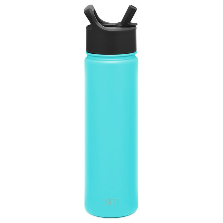 Simple Modern 22 oz Summit Water Bottle with Straw Lid - Gifts for Hydro  Vacuum Insulated Tumbler Flask Double Wall Liter - 18/8 Stainless Steel  -Cherry 