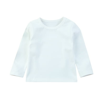 

Baby and Toddler Girls Boys Long Sleeve Tops T-Shirts