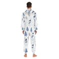 thumbnail image 4 of FORMRS Onesies Pajama for Adults Unisex Hoodie Winter Jumpsuit One Piece Sleepwear, Sizes S-2XL, Cartoon Snowmen, 4 of 7