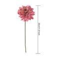 thumbnail image 6 of bestolf 6 Pcs Artificial Dahlias Flower 11" Fake Silk Dahlia Bouquet with Stem for Wedding Bouquets Home Office Table Centerpiece Floral Arrangements, 6 of 8