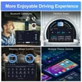 thumbnail image 7 of THONZER 10" Car Stereo Radio w/Carplay Android Auto for Nissan Xtrail Qashqai Rogue 2014-2019 Double Din Android 13 Touchscreen Audio Receiver w/WiFi GPS Navigation Bluetooth Backup Camera Mic- 2+32G, 7 of 7
