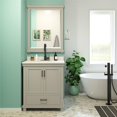 thumbnail image 5 of DHP Sunnybrooke 30 Inch Bathroom Vanity with Sink, Gray, 5 of 20