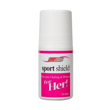 2Toms SportShield for Her  Chafing and Blisters Prevention, Waterproof, for Thigh Rubbing, Foot, Skin Friction and Anti Chafe Protection, 1.5 Ounce Roll-On Bottle 1