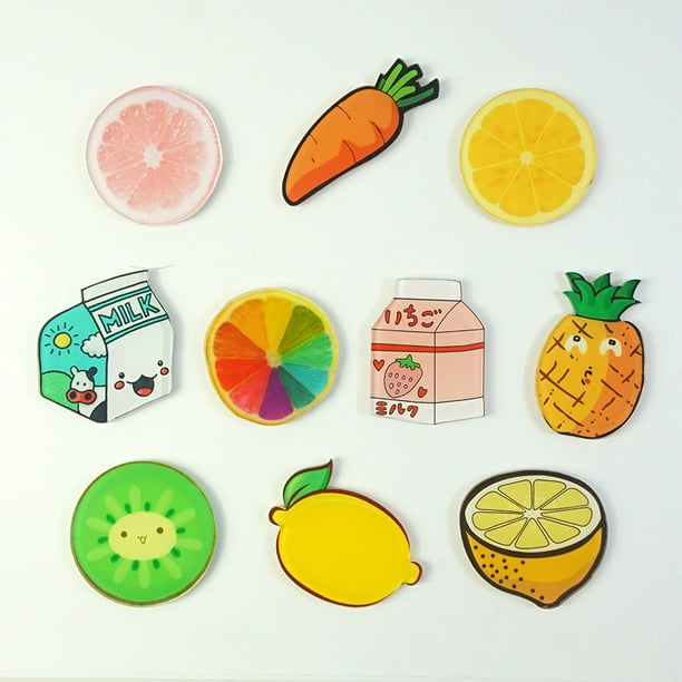 SHENMO Fruit 10 Piece Fruit Fridge Strong Sticky for