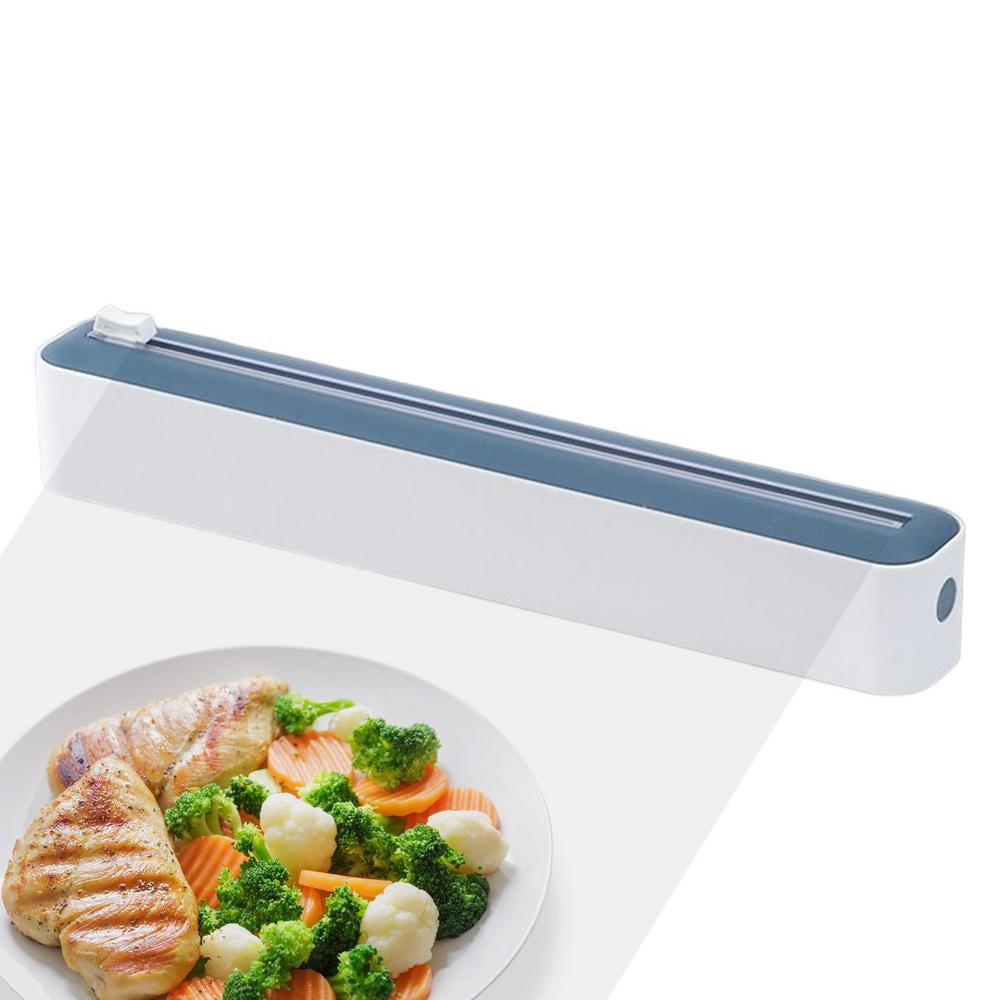 Tohuu Saran Wrap Dispenser Refillable Cling Wrap Dispenser Saran Wrap