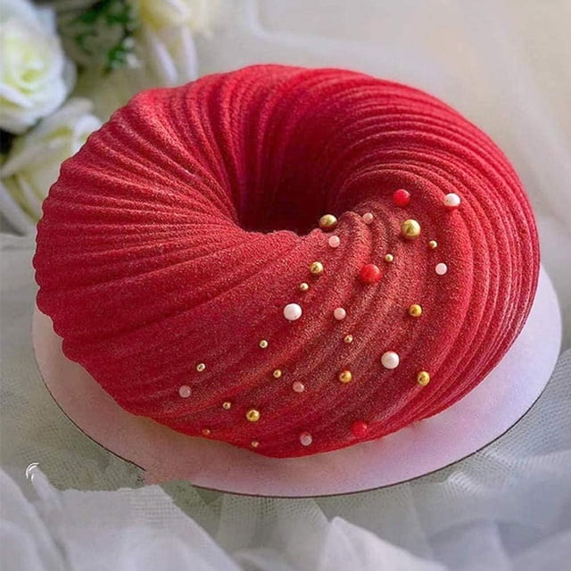Inteprter Moldes de silicona para repostería y repostería, duraderos y resistentes al calor, rango de resistencia al calor, molde para pasteles Herramientas y accesorios para hornear