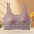thumbnail image 2 of snilers Sports Bras for Women No Underwire Full Coverage Yoga Bras Wireless Supportive Bras Seamless Padded Everyday Bralettes, 2 of 3