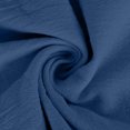 thumbnail image 4 of Womens V Neck Tops Women's Oversized Tee Loose Solid Color Short Sleeved Round Neck Shirt Lady T Shirts Loose Fitting Blue S, 4 of 6