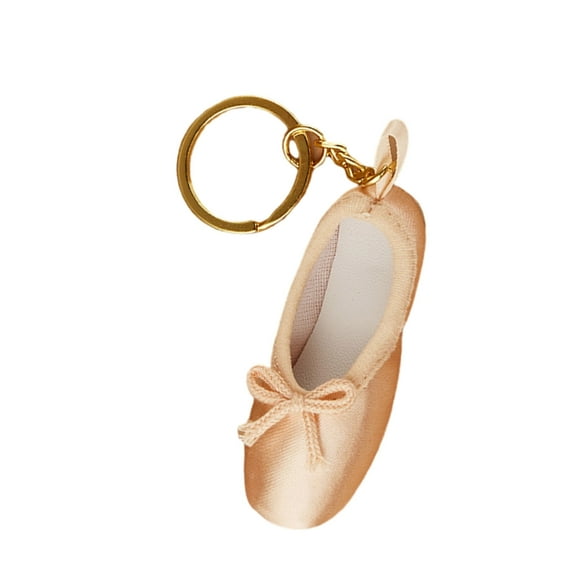 YIEMEEN Ballet Slipper and Heart Keychain Women Bag Pendant Unique Gift for Dance Lovers