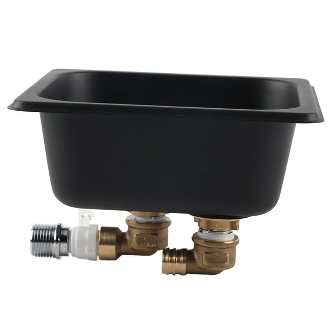 Cup Cleaner,Matte Black Stainless Steel Cup Rinser Bar Accessories Built for Professionals