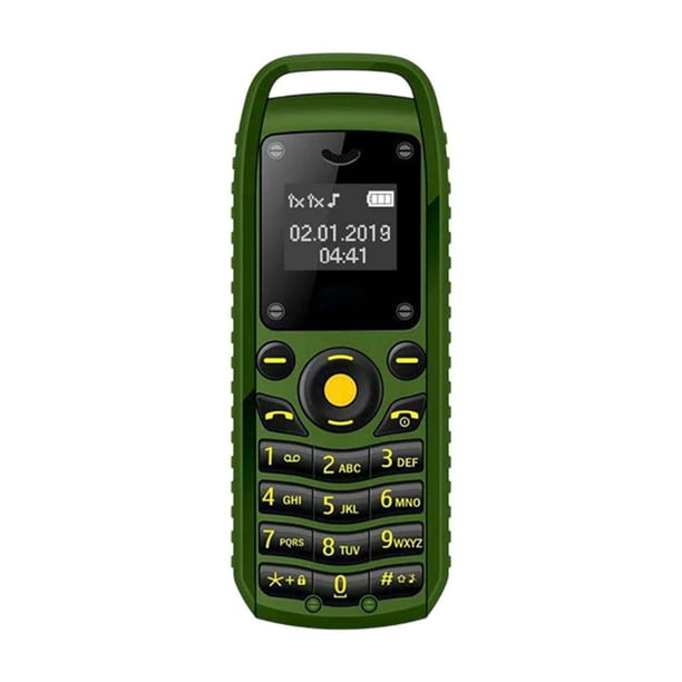 Herunwer Ultra-Compact Dual-SIM Cell Phone with Physical Keyboard and Ear Hook