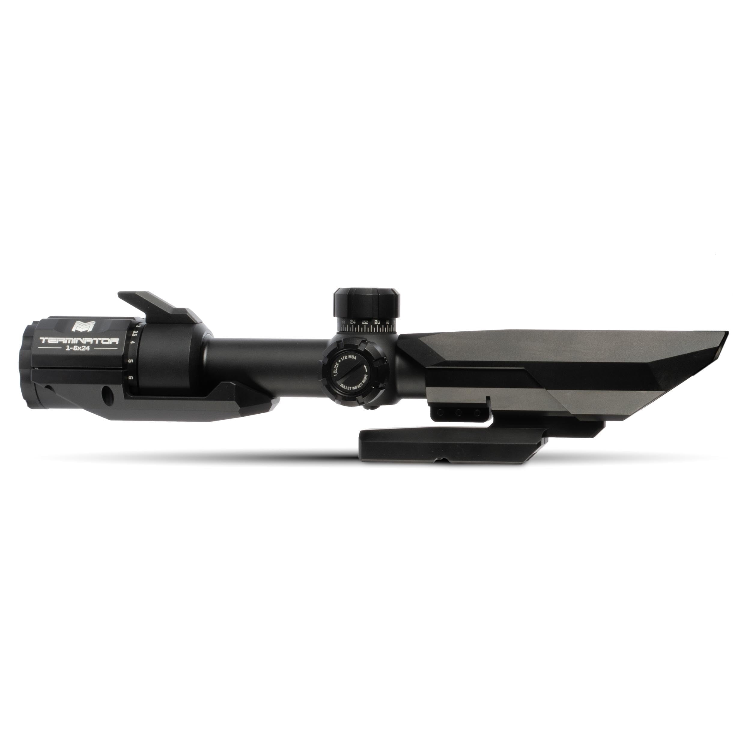 Monstrum Terminator 1-6x First Focal Plane FFP LPVO Scope with Extra Low Dispersion Glass | CM8 Reticle