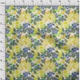 thumbnail image 3 of oneOone Cotton Flex Yellow Fabric Leaves Watercolor Sewing Material Print Fabric By The Yard 40 Inch Wide, 3 of 4
