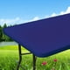 thumbnail image 4 of Mantel rectangular para picnic, manteles elásticos impermeables para mesas de 6 pies, mantel de poliéster lavable para acampar, interior y exterior (30" x 72"), 4 of 5
