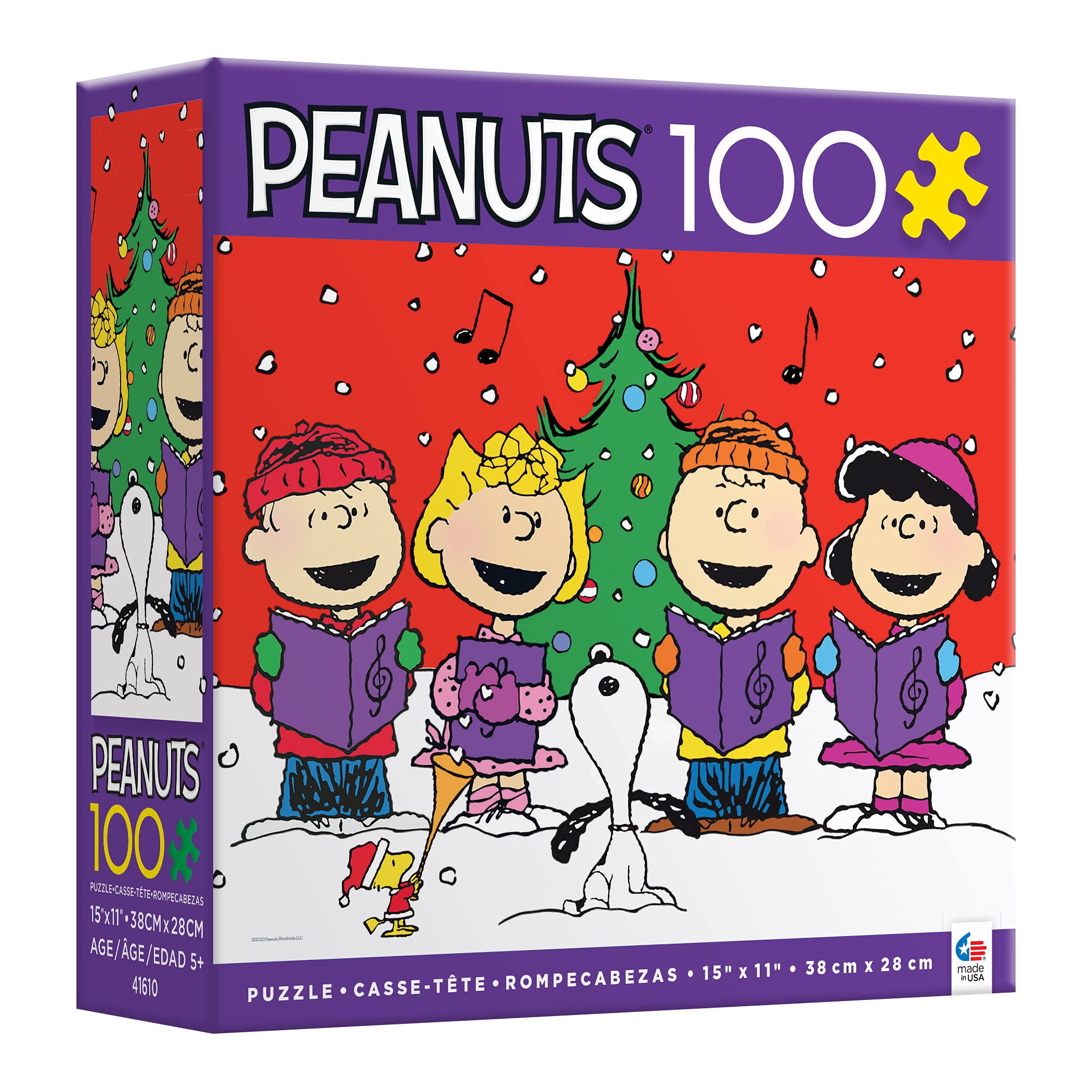 Ceaco Peanuts 100-Piece Puzzle Carolers