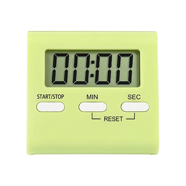 Temporizador de cocina con cuenta atrás, recordatorio digital, práctico para hornear, temporizador electrónico, cronómetro, aprendizaje