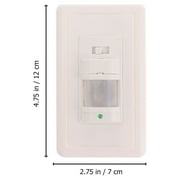 Motion Detector Light Switch, in Wall Sensor Switch-White