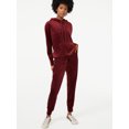 thumbnail image 2 of Scoop Women's Velour Jogger Pants, 2 of 6