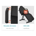 thumbnail image 2 of BestMassage 73 Inch Adjustable & Foldable Portable Multifunctional Black Massage Chair, 2 of 7