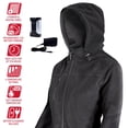 thumbnail image 4 of Gerbing 7V Women's Thermite Fleece Heated Jacket 2.0 L, 4 of 5